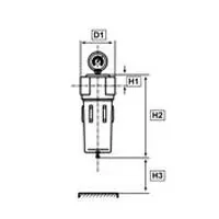 Contenitore per Filtro Aria Compressa